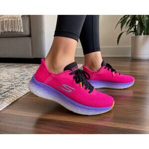 Skechers GO RUN Max Cushioning Elite 2.0 Hot Pink Running Shoes Women’s 7.5